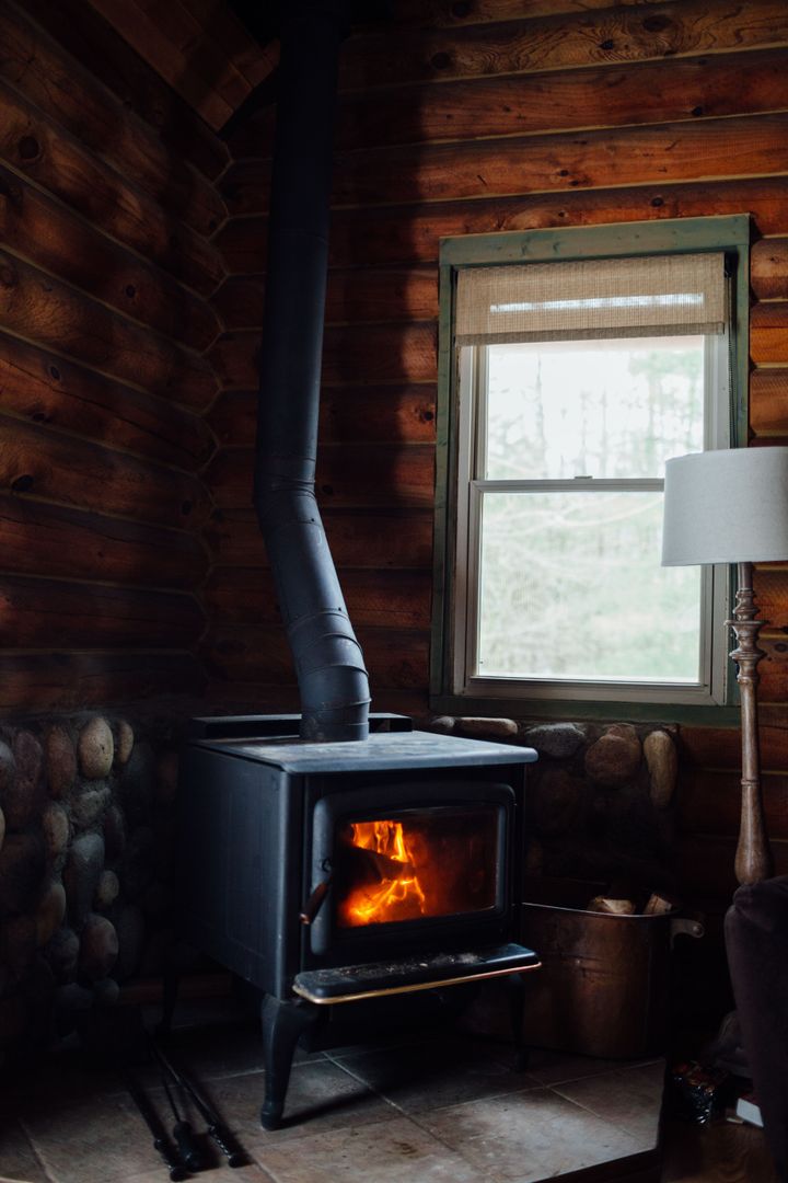 The Log Cabin Fire Place